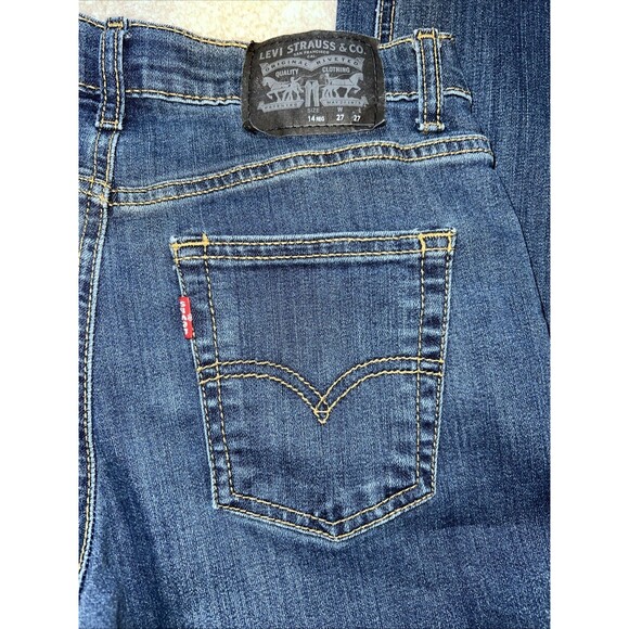 Levi's 511 Blue Slim Jeans Youth Boy's Size 14 Reg 27 x 27 - Picture 6 of 7